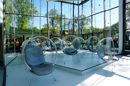 Modern glass window