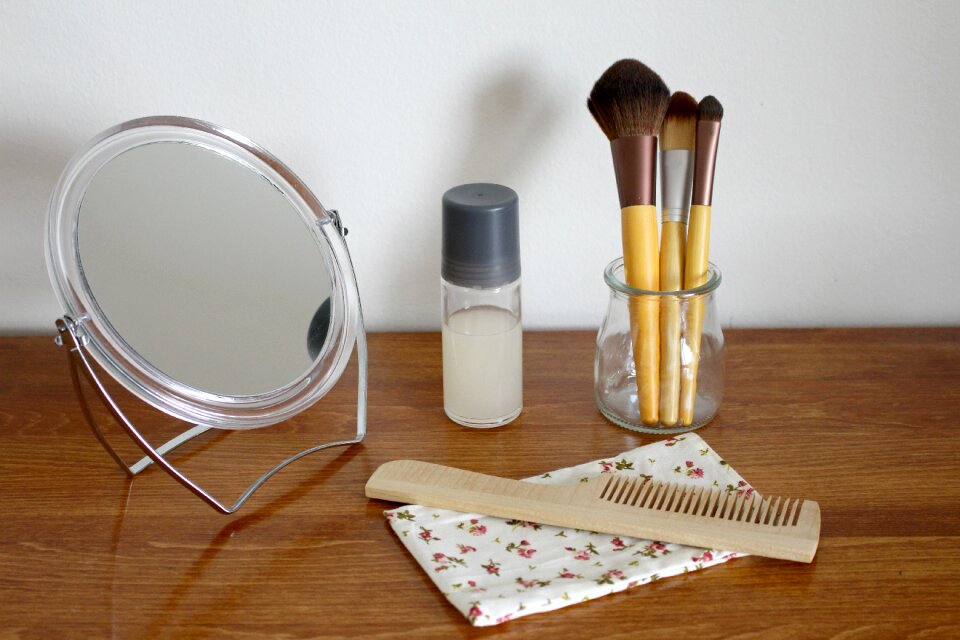 Cosmetic brush nature beauty