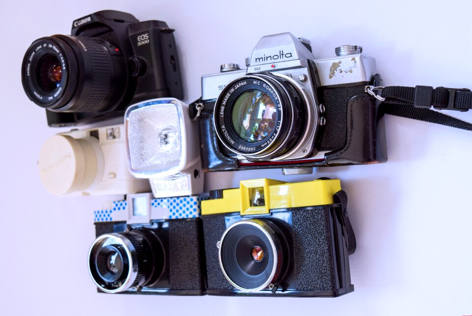 Retro look analog vintage