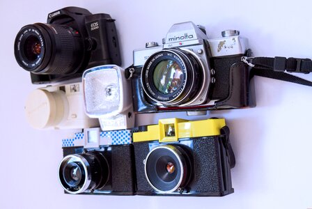 Retro look analog vintage
