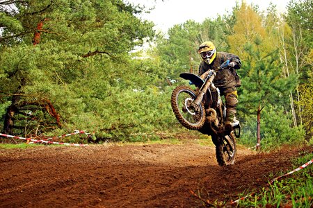 Motocross ride racing motorcycle sport