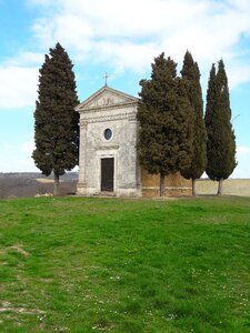 Tuscany the chapel of our lady of vitaleta san quirico d'orcia photo