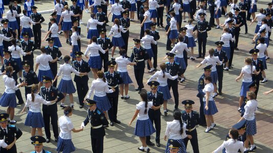 Victory waltz dance students
