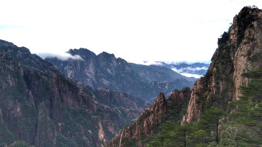 Huangshan the scenery cloud