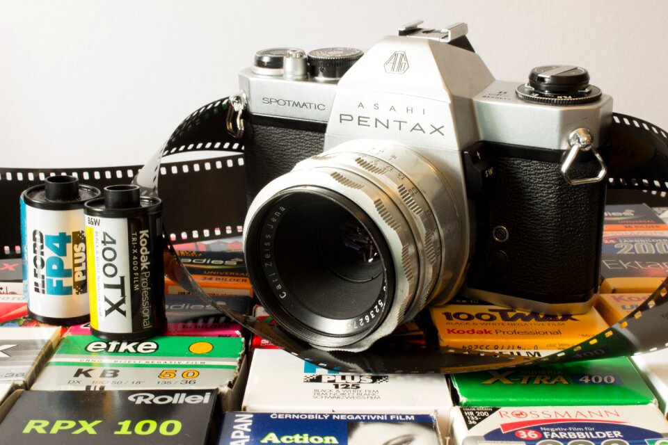 Pentax old camera photograph