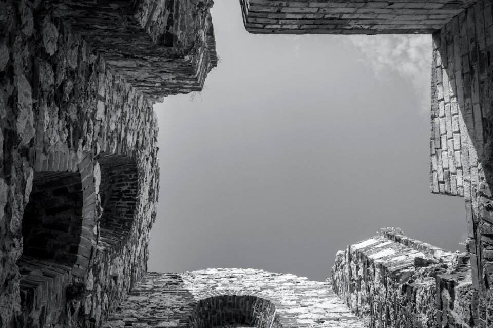 Black and white sky stone