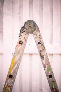 Ladder mural graffiti