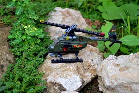 Boys lego helicopter