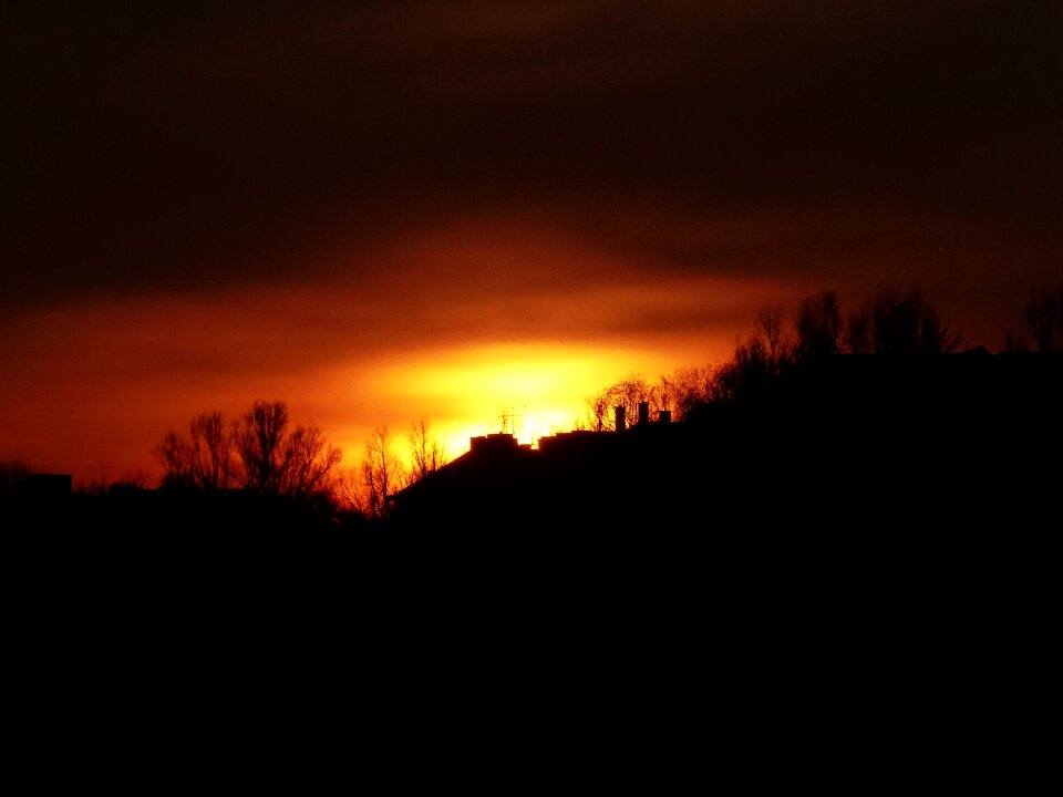 Abendstimmung afterglow sun