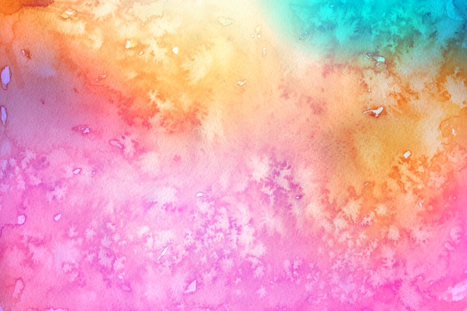 Pink orange blue