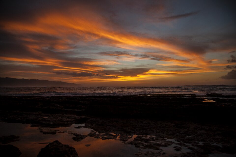 Landscape ocean sea