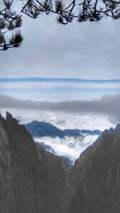 Huangshan the scenery cloud