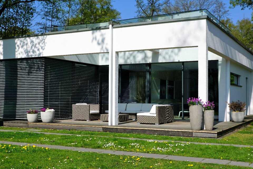 Facade house building