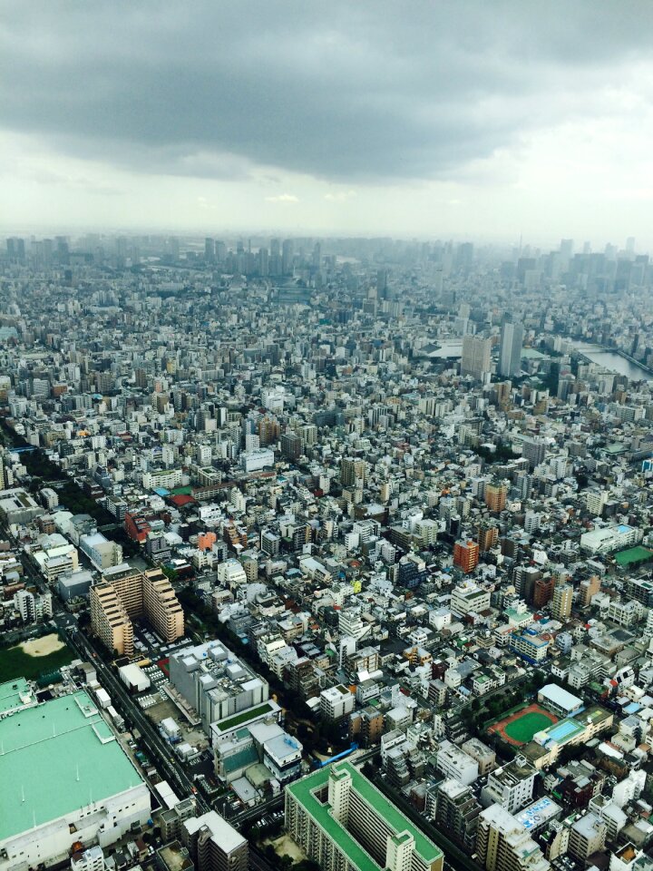 Tourism bird's eye view japan