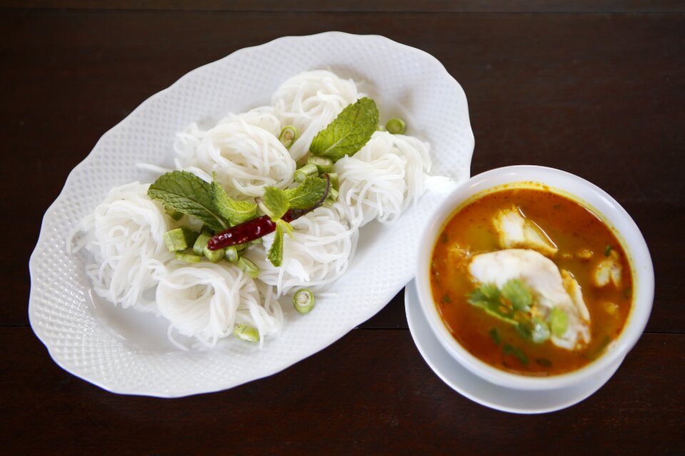 Noodles cleaners pu vermicelli thailand food