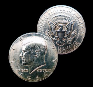 Historically usa silver coin photo