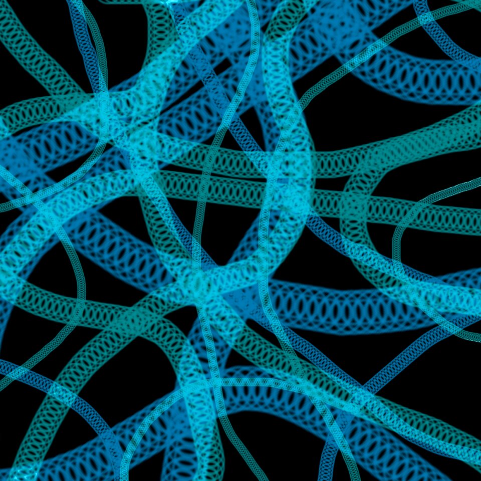 Stripes pattern undersea world