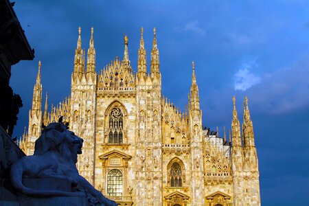Lombardy italy downtown