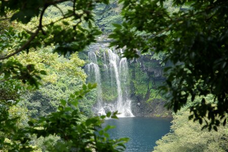 Waterfall korea scenery photo