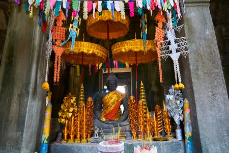 Buddhist asian cambodia