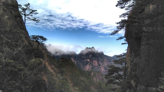 Huangshan the scenery cloud