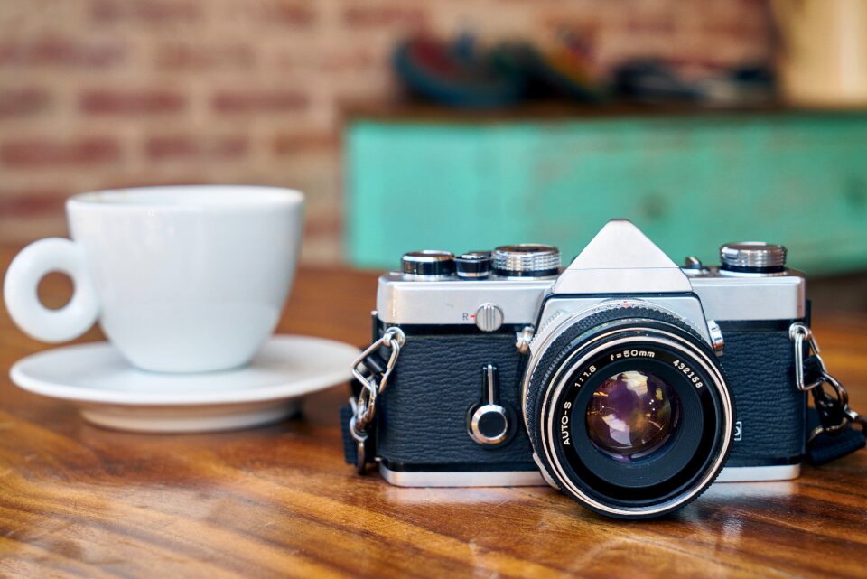 Black and white machine photographer