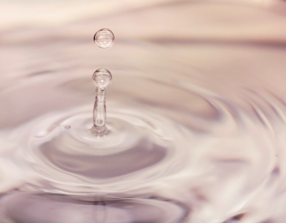 Liquid close up macro