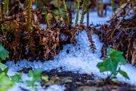 Hailstones great balls of fire ice lumps