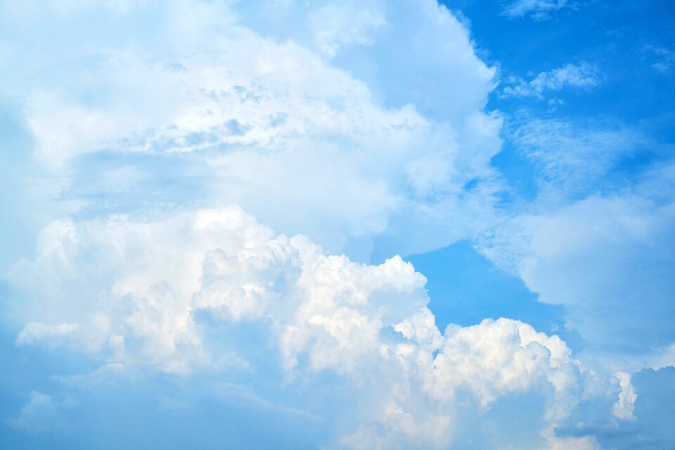 Clouds landscape summer
