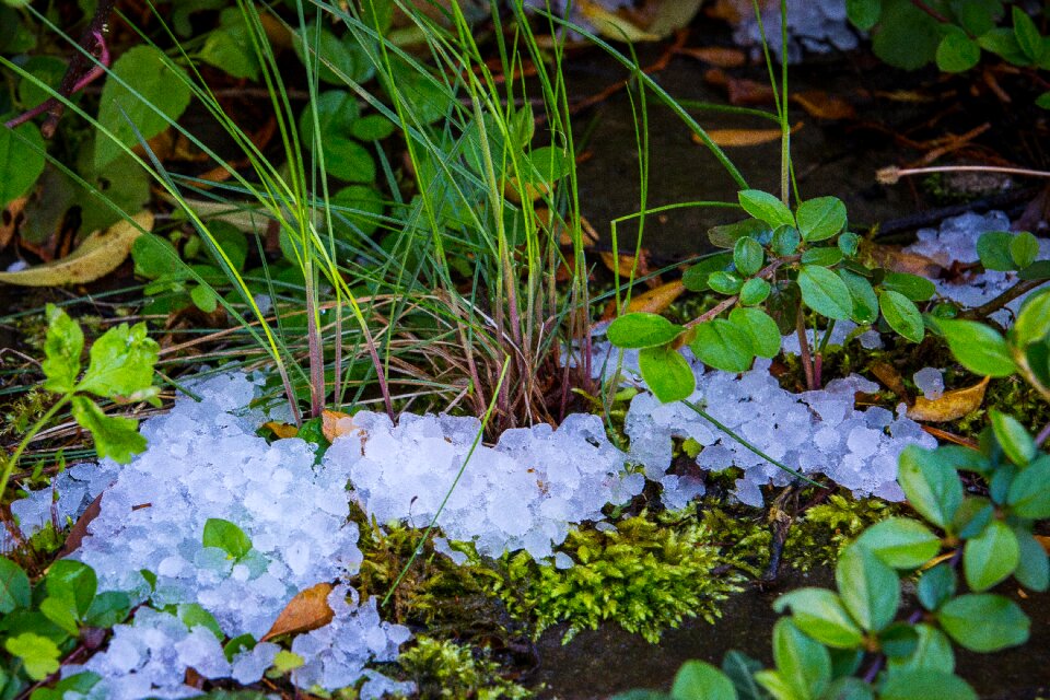 Hailstones great balls of fire ice lumps