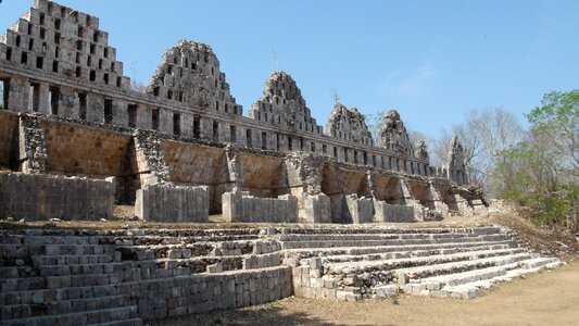 Maya uxmal casa de tortugas