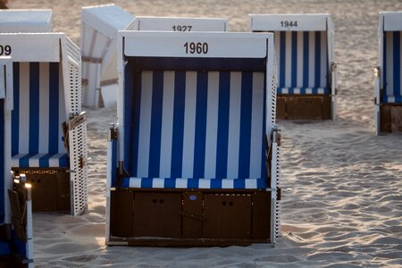 Beach chair beach sand