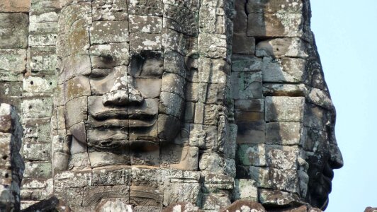 Siem reap face ruin