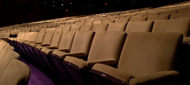 Seat row auditorium photo