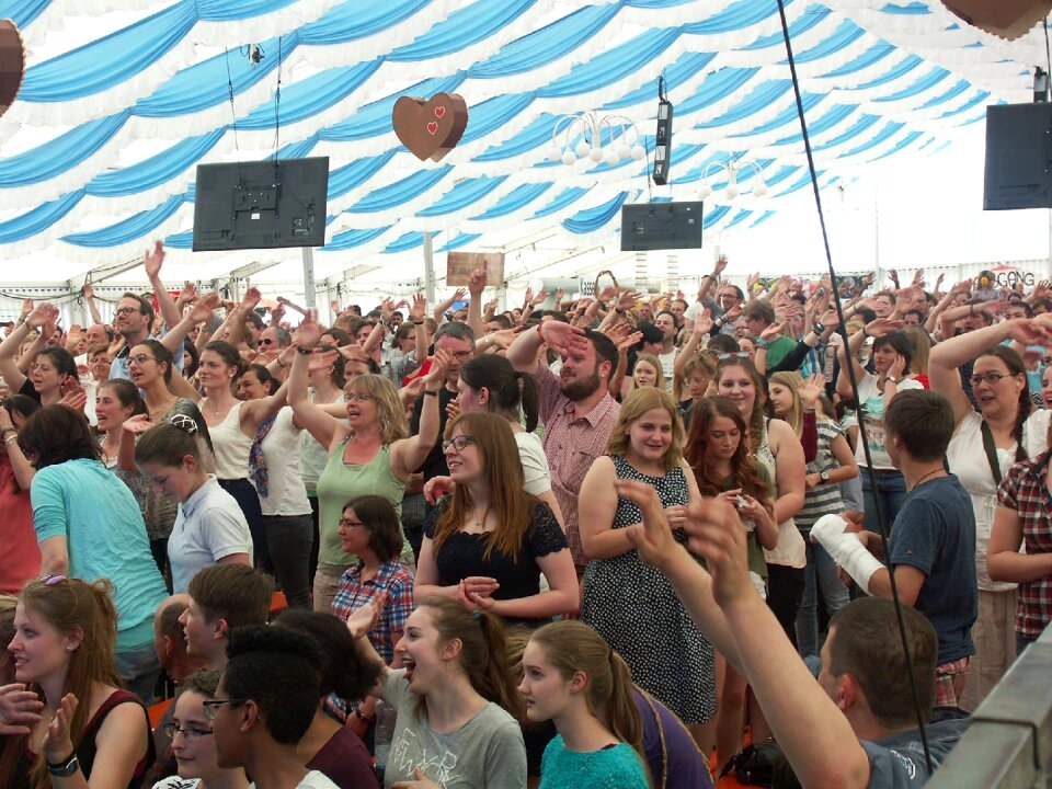 Beer tent event marquee