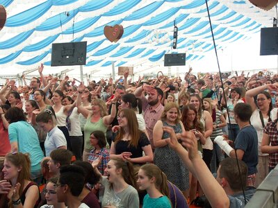 Beer tent event marquee