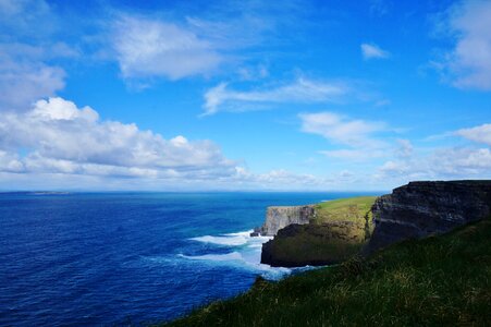 Cliff moher sea photo