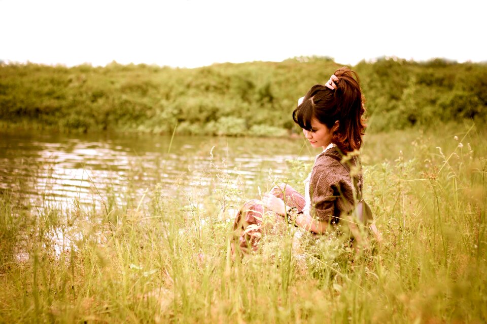 Nature lake young