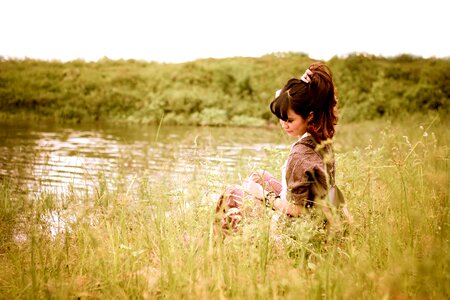 Nature lake young