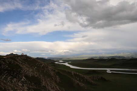 Palestinian sound brook in xinjiang tourism photo