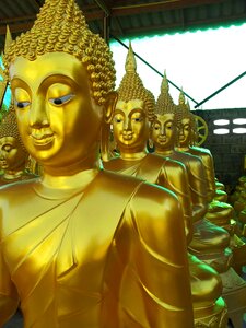 Golden buddha statue statue photo