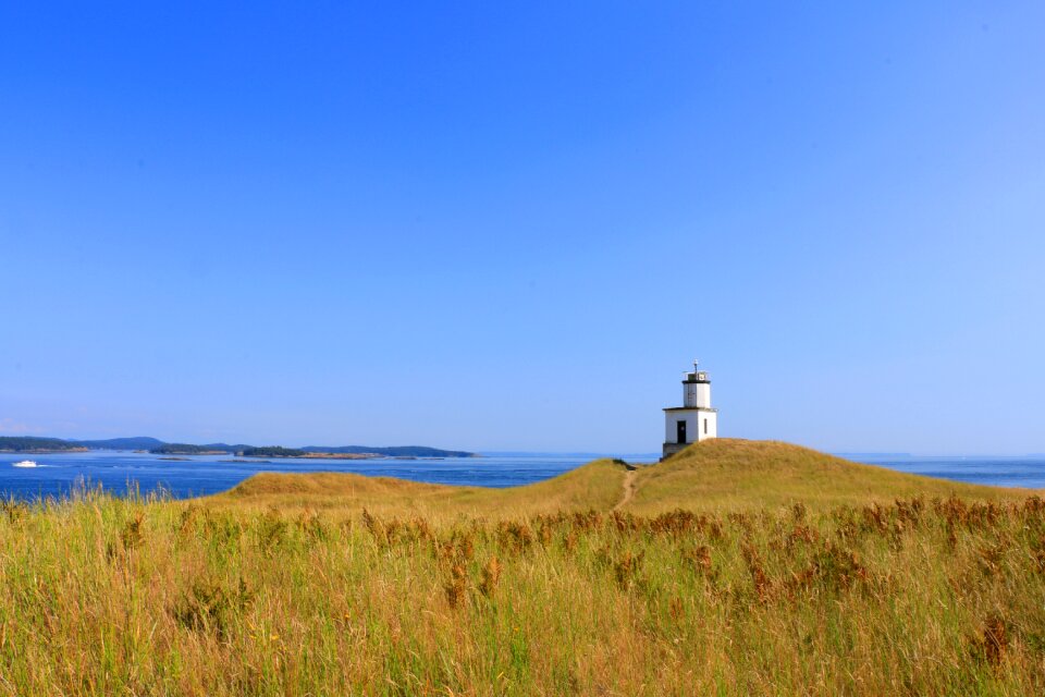 Ocean blue sky