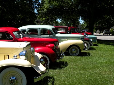 Classic vintage cars