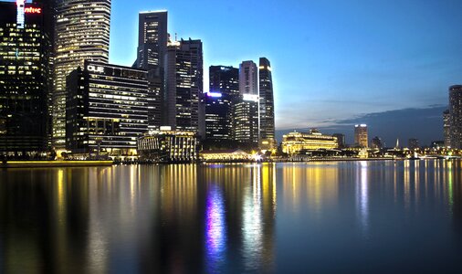 Asia waterfront reflection