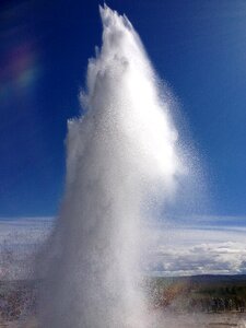 Geyser iceland landscape