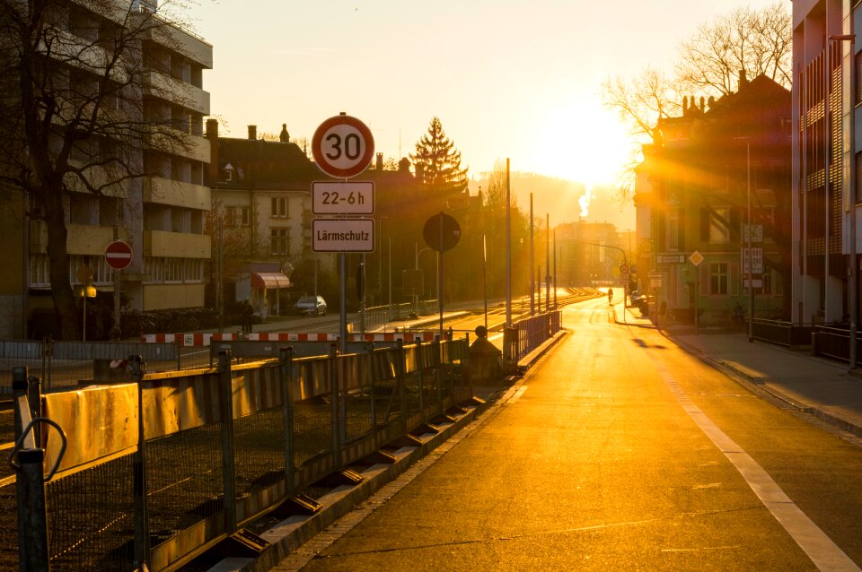 Abendstimmung setting sun twilight