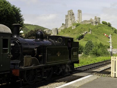 England burgruine corfe castle