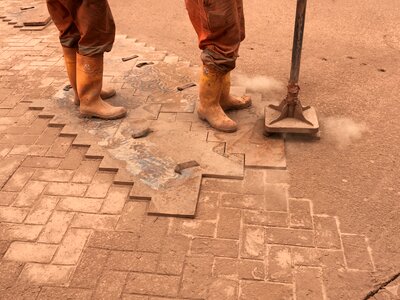 Soil orange ocher