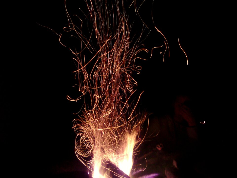 Firewood koster flame