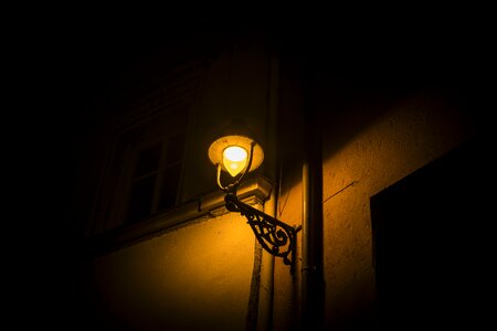 Night lighting illuminated photo